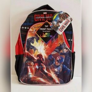 Kids School Backpack CAPTAIN AMERICA
